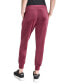 Women's Platinum Velour Slim-Fit Joggers