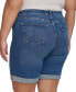 TH Flex Plus Size Cuffed Denim Shorts, Created for Macy's
