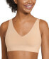 Women's Solid Seam-Free Smooth Light Support Bralette 3044