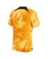 ფოტო #3 პროდუქტის Men's Orange Netherlands National Team 2022/23 Home Breathe Stadium Replica Blank Jersey