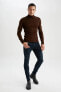 Фото #5 товара Свитер Defacto Slim Fit Mock Neck