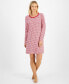 ფოტო #1 პროდუქტის Women's Soft Knit Printed Sleepshirt, Created for Macy's