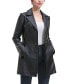 ფოტო #2 პროდუქტის Plus Size Women Irina Leather Coat