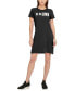 Фото #1 товара Dkny Sport 280387 Cotton Logo T-Shirt Dress, Size Extra-Small