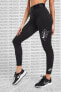 Air High Rise Cotton Leggings Black Yüksek Belli Pamuklu Siyah Tayt