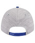 Фото #3 товара Men's Heather Gray/Blue New York Knicks Active Digi-Tech Two-Tone 9Forty Adjustable Hat