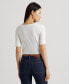 ფოტო #2 პროდუქტის Stretch Boatneck Top, Regular & Petite