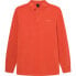 HACKETT HM550960 long sleeve polo Оранжевый, XL - фото #1