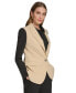 Фото #3 товара Women's Colorblocked One-Button Blazer