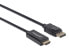 Фото #6 товара Manhattan DisplayPort 1.1 to HDMI Cable - 1080p@60Hz - 1.8m - Male to Male - DP With Latch - Black - Not Bi-Directional - Three Year Warranty - Polybag - 1.8 m - DisplayPort - HDMI - Male - Male - Straight