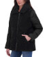 Фото #4 товара Women's Mixed-Media Stand-Collar Puffer Coat