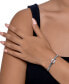 Фото #2 товара Diamond Heart Mesh Link Bracelet (1/8 ct. t.w.) in Sterling Silver