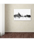 Фото #3 товара Michael Tompsett 'New York Skyline B&W' Canvas Art - 22" x 32"