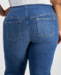 Фото #7 товара Plus Size High-Rise Pull-On Flare-Leg Jeans, Created for Macy's