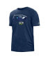Фото #3 товара Men's College Navy Seattle Seahawks 2022 Sideline Ink Dye T-shirt