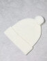 Фото #6 товара The North Face Logo Patch bobble hat in off white