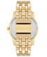 ფოტო #2 პროდუქტის Women's Quartz Gold-Tone Alloy Link Bracelet Watch, 39mm