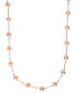 Фото #1 товара EFFY Collection eFFY® Cultured Freshwater Pearl Station 18" Necklace in 14k Gold (5-1/2mm)