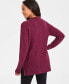 Women's Envelope-Neck Tunic Sweater, Created for Macy's