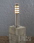 Konstsmide 7561-000 - Outdoor pedestal/post lighting - Stainless steel - Garden - Patio - White - 1 bulb(s) - Warm white