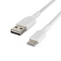 Фото #2 товара Belkin CAB002BT1MWH - 1 m - USB A - USB C - White