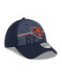 ფოტო #3 პროდუქტის Men's Navy Chicago Bears 2023 NFL Training Camp Alternate Logo 39THIRTY Flex Fit Hat