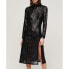 Фото #2 товара SUPERDRY Long Sleeves Backless Sparkly Midi dress