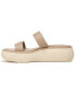 Vince Lagos Leather Slide Women's Beige 8.5