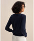 ფოტო #3 პროდუქტის Women's Cashmere Super Soft Crewneck Sweater