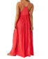 Juniors' Mel V-Neck Sleeveless Slit-Front Maxi Dress