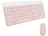 Фото #1 товара Logitech MK470 Slim MK470 Rose USB RF WLogitech MK470 Slim MK470 Rose Wireless K