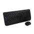 Фото #3 товара V7 CKW300UK Full Size/Palm Rest English QWERTY - Black - Full-size (100%) - RF Wireless - Black - Mouse included
