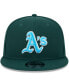 Фото #4 товара Men's Green Oakland Athletics 2024 Father's Day 9FIFTY Snapback Hat