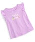 Фото #1 товара Baby Girls Hello Summer Puff Graphic T-Shirt, Created for Macy's