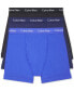 ფოტო #1 პროდუქტის Men's 3-Pack Cotton Stretch Boxer Briefs Underwear