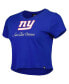 ფოტო #3 პროდუქტის Women's Royal New York Giants Historic Champs T-shirt