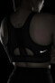 Swoosh Ultra Breathe Support Hafif Destekli Dolgulu Siyah Spor Sütyeni Bra