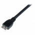 Универсальный кабель USB-MicroUSB Startech USB3CAUB1M Чёрный