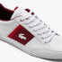 Lacoste Chaymon 223 1 CMA Mens White Leather Lifestyle Sneakers Shoes