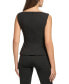 ფოტო #2 პროდუქტის Women's Sleeveless Cut-Out Peplum Top