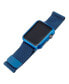 Фото #3 товара Blue Stainless Steel Mesh Band for Apple Watch, 42, 44, 45, Ultra 49mm