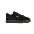 Фото #1 товара Puma Suede Mono Triplex Infant Boys Black Sneakers Casual Shoes 386855-01