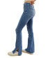 ფოტო #3 პროდუქტის Women's Level Up Mid-Rise Slit Bootcut Jeans