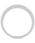 ფოტო #9 პროდუქტის Diamond Oval Halo Bridal Set (1 ct. t.w.) in 14k White or Yellow Gold