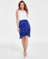 Women's Tie Front Fringe Trim Skirt, Created for Macy's