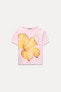 POLYAMIDE FLORAL T-SHIRT