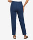 ფოტო #3 პროდუქტის Petite Mid-Rise Pull On Straight Leg Denim Pants, Petite & Petite Short