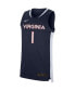 Фото #3 товара Мужская майка Nike Virginia Cavaliers Replica Баскетбольная Jersey с номером #1 синего цвета