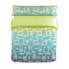 Duvet cover set Hosteline HARRIS Green Single 2 Pieces