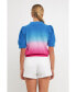 Фото #3 товара Women's Ombre Sweater Top